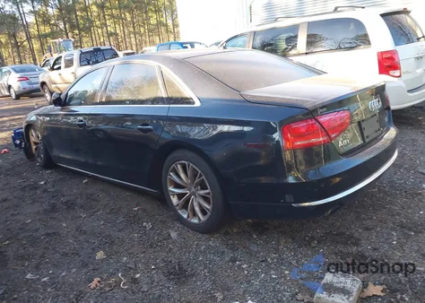 2012 Audi A8 L 4.2 из США, поврежденный, VIN WAURVAFD5CN019950